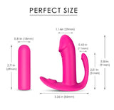 FLXUR Triple Action Remote Vibrating Dildo