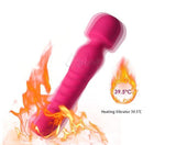 Heating Wand Massaging Dildo & Vibrator