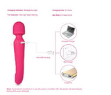 Heating Wand Massaging Dildo & Vibrator