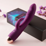 Midnight Vibrating Dildo & Clitoris Stimulator